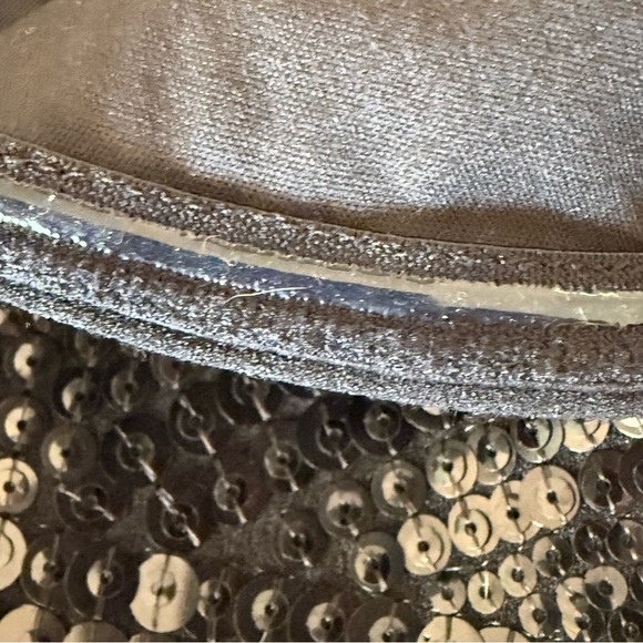 Express Black Sequin Strapless Jumpsuit - Picture 6 of 6